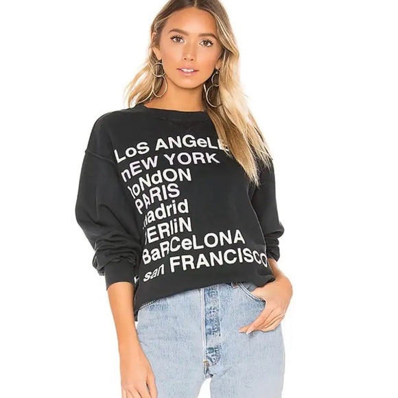 Anine Bing Tops - Anine Bing City Love Sweatshirt